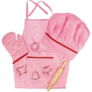 Bigjigs Toys - Комплектът на готвача - Розов (BJ609)