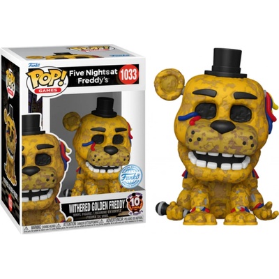 Funko Pop! 1033 Five Nights At Freddys Withered Golden Freddy Special Edition