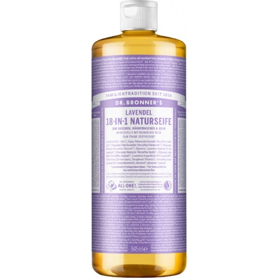 Dr. Bronner's přírodní tekuté mýdlo s levandulí 18v1 945 ml