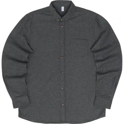 Mazine Мъжка риза с копчета Mazine Melange Flannel Shirt - Black Melange - размер XXL (033-2777-0115)