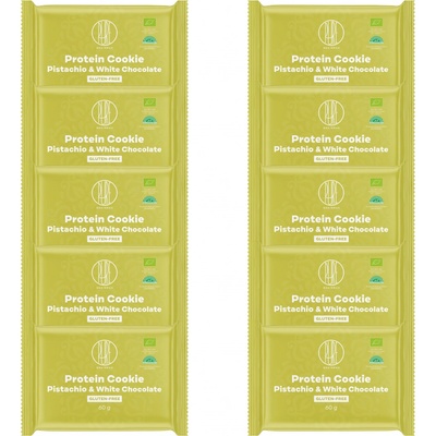 BrainMax Pure Protein Cookie Pistácie & Bílá čokoláda BIO 10 x 60 g