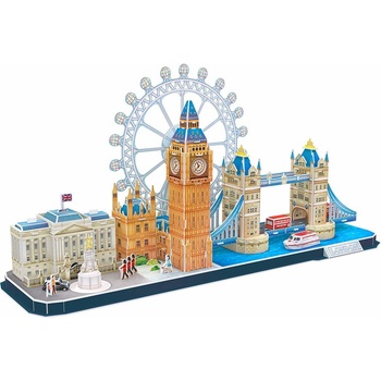 CubicFun 3D Пъзел Cubic Fun от 107 части - City Line London (MC253h)