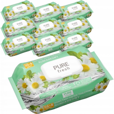 Pure Fresh vlhčený s vůní heřmánku 560 ks