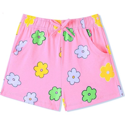 dívčí kraťasy Kugo SL3569 světle růžová Růžová světlejší