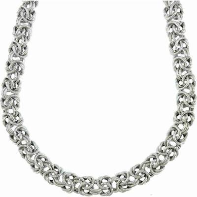 InfinitySilver Strieborný náhrdelník kráľovský širší 138013050