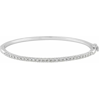 Eppi Strieborný diamantový náramok Elora BR44589