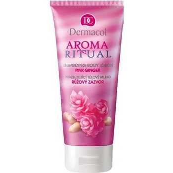 Dermacol Aroma Ritual Růžový zázvor povzbuzující tělové mléko 200 ml