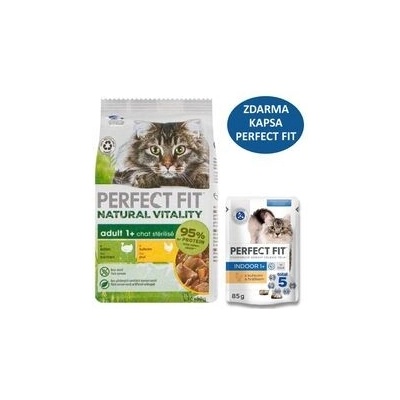 Perfect Fit Sterile s krůtím a kuřecím ve šťávě 6 x 50 g