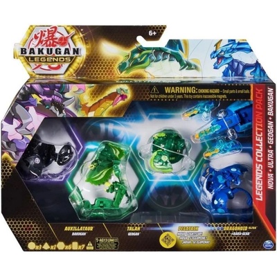 Spin Master Bakugan Legends Collection Pack Nova + Ultra + Geogan + Bakugan Auxillata