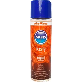 SKINS Лубрикант на водна основа skins - tasty water-based lubricant salted caramel 130 ml