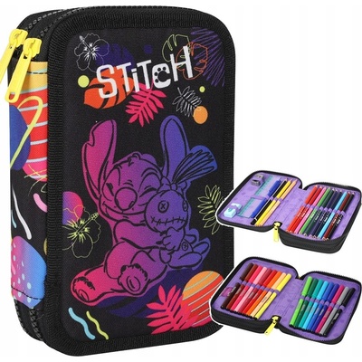 Coolpack Jumper 2 Disney dvoupodlažní s vybavením Stitch Black