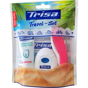 Trisa Комплект за устна хигиена Travel Set, 4 части