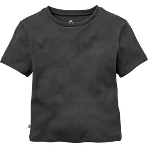 Passenger Дамска тениска Passenger Women's Out There Ribbed T-Shirt - Faded Black (916-6050-0212)