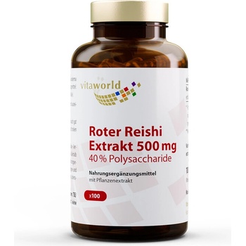 Vita World Червено Рейши екстракт 500 mg 100 V капсули | Vita World (11219078 VW)