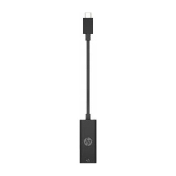 HP Compaq Usb-c към rj45 адаптер, hp, черен