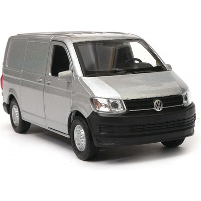 WELLY VW VOLKSWAGEN TRANSPORTER T6 VAN BIELY NOVÝ KOVOVÝ MODEL 1:34