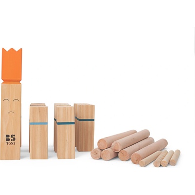 Kubb – vikingské šachy z masivního dřeva pro venkovní zábavu