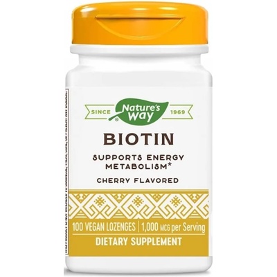 Nature's Way Biotin, 1000 mcg, 100 таблетки, Nature's Way (40450)