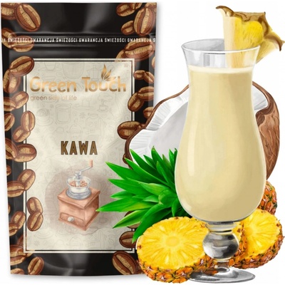 Green Touch MLETÁ KÁVA chuť PINA COLADA kokos ananás rum 200 g