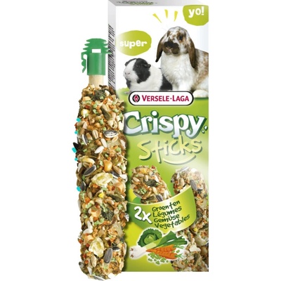 Versele-Laga Maškrta Crispy Sticks so zeleninou králik morče 2ks 110 g
