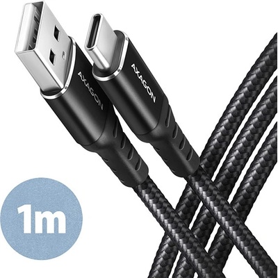 AXAGON Cable USB2 A-C, M/M, 1m, 3A, AXAGON BUCM-AM10AB (BUCM-AM10AB)