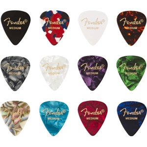 Fender 351 Shape Celluloid M 12 Перце за китара