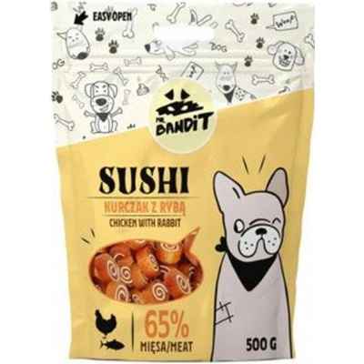 VetExpert Mr.Bandit pochoutka SUSHI kuře a ryba 500 g
