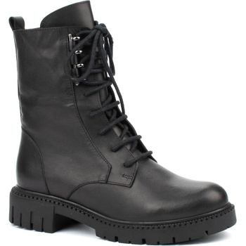 Дамски кубини от естествена кожа в черен цвят