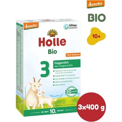 Holle 3 BIO kozí 3 x 400 g