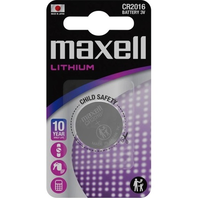Maxell Бутонна литиева батерия maxell cr2016 3v (ml-bl-cr2016)