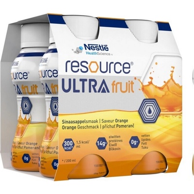 RESOURCE ULTRA FRUIT HIGH PROTEIN PŘÍCHUŤ POMERANČ POR SOL 4X200ML
