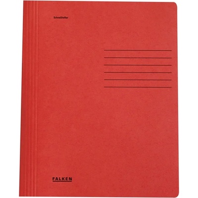 Falken Папка, картонена, с машинка, червена (O1070180071)