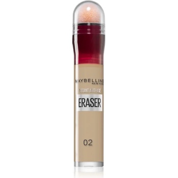 Image 1 of Maybelline Instant Anti Age Eraser течен коректор с гъба апликатор цвят 02 Nude 6.8ml