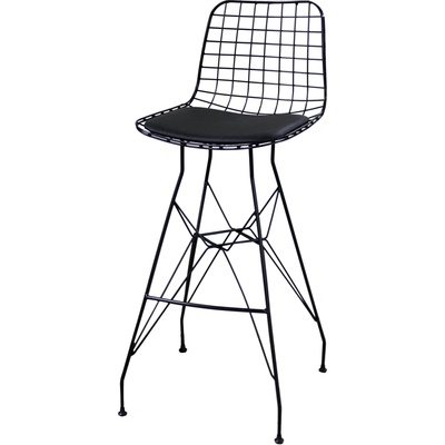 МЕТАЛЕН БАР СТОЛ ХОРЕКАНО 2 МРЕЖА С ВЪЗГЛАВНИЦА (0146127)