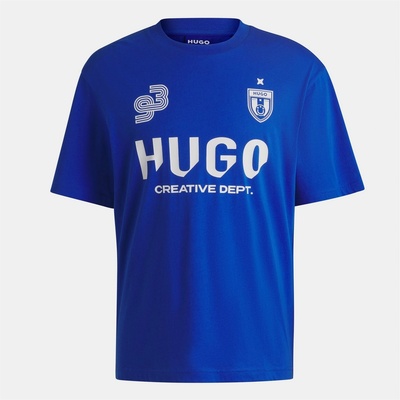 Hugo Тениска Hugo Men's Nebulop 01 Regular Fit T-Shirt - Open Blue 493