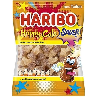Haribo Happy Cola Sauer kyselé želé s příchutí coly 175 g