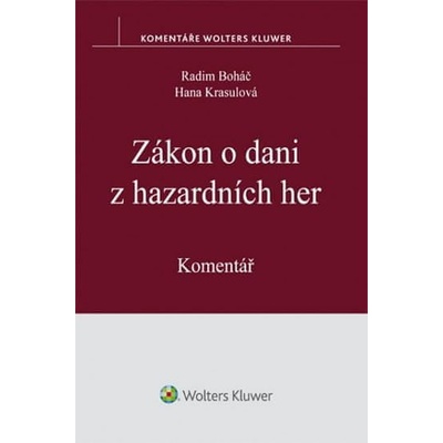 Zákon o dani z hazardních her. Komentář
