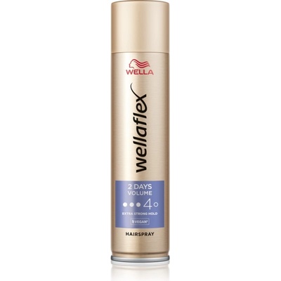 Wella Wellaflex 2 Days Volume лак за коса със силна фиксация за обем 400ml
