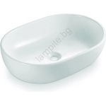 Bathco 4037 - Мивка за плот TOULOUSE 59 x 41, 5 см, порцелан, бяла (BO0032)