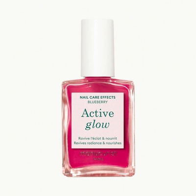Manucurist Green Pečující schnoucí lak na nehty Active Glow - Blueberry (15 ml)