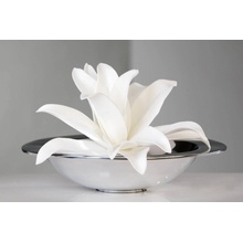 Gilde Gilde Dekoratívny penový kvet, biely