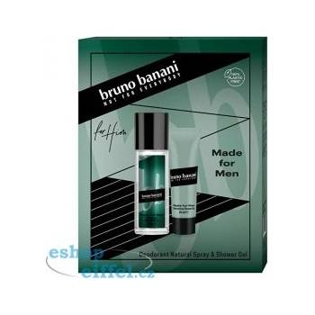 Bruno Banani Made For Men deodorant sklo 75 ml + sprchový gel 50 ml dárková sada