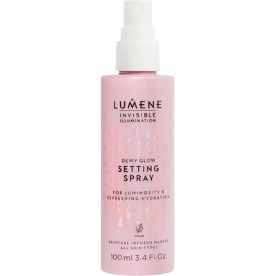 Lumene Invisible Illumination Dewy Glow rozjasňující fixační sprej 100 ml
