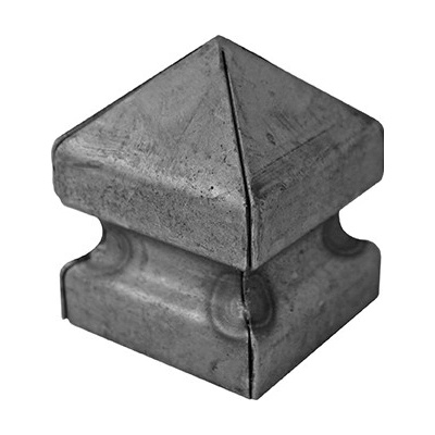 EKOfence Krytka na plotový stĺpik h70, b51x51, t1,5mm 6732