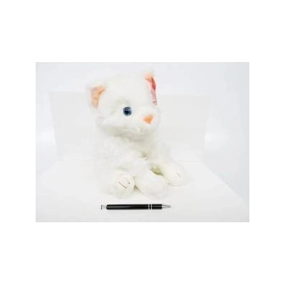 Smily Play *PLUSH cat, 27 cm, seated, white