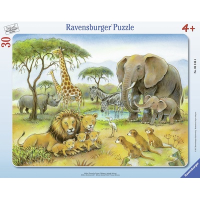 Ravensburger Пъзел Ravensburger от 30 части - Животинският свят в Африка (06146)