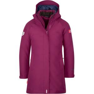 Trollkids Детско палто Trollkids Girl's Senja 3in1 Coat - Plum / Navy - размер 92 (EU) (703-2825-0611)