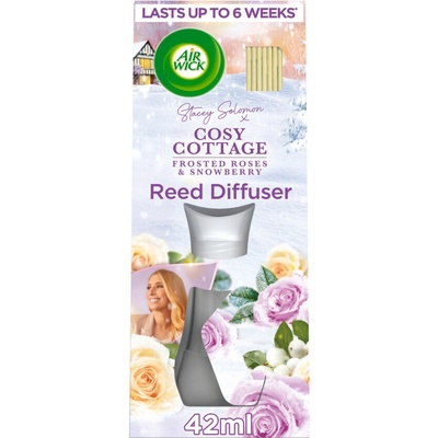 Air Wick vonné tyčinky Cosy Cottage Frosted Roses & Snowberry 42 ml