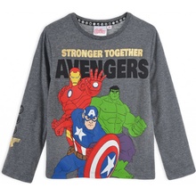 Chlapčenské tričko Avengers Stronger šedé