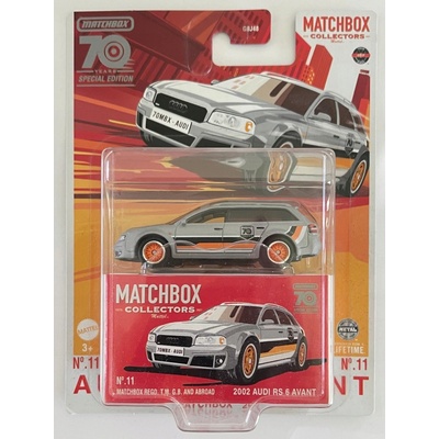 MATCHBOX COLLECTORS 2002 AUDI RS 6 AVANT 70 ROKOV